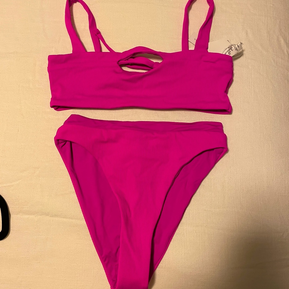 Summerful hot pink bikini- bought from Everything but Water